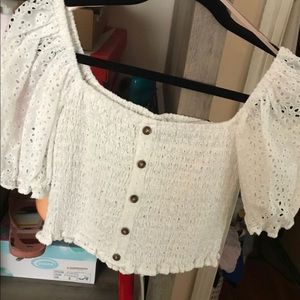 Not a chance crop top (Fashion Nova)